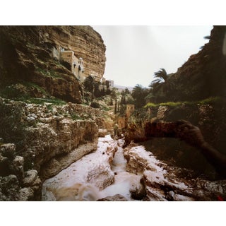 Neil Folberg, Monastery of St George Wadi Kelt Large Color Photograph, Israeli landscape Photo, 1983/84 For Sale