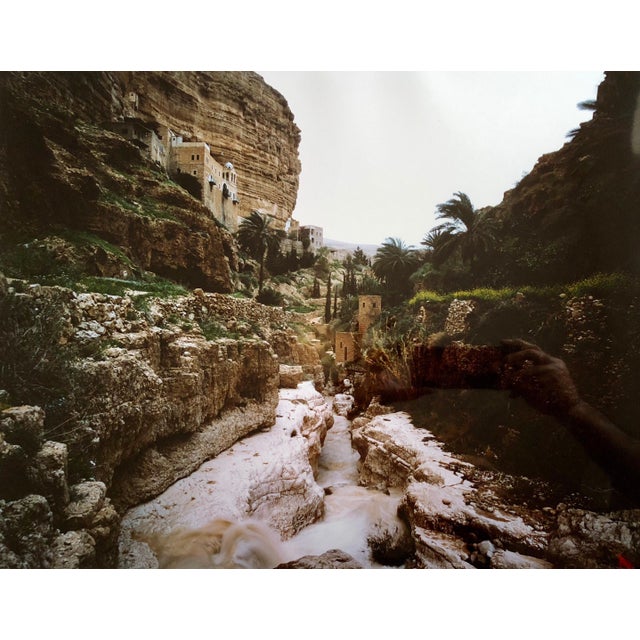Neil Folberg, Monastery of St George Wadi Kelt Large Color Photograph, Israeli landscape Photo, 1983/84 For Sale
