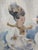 Mid 20th Century Asian Geisha Lady Signed Painting Massive Size For Sale - Image 16 of 18