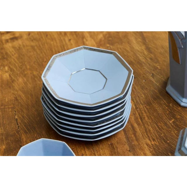 Vintage Belgian Art Deco Coffee Set, 1920s, Set of 22 For Sale - Image 15 of 18