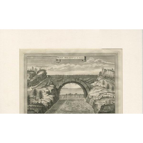 Flying Bridge in China, 1747, Paper For Sale - Image 3 of 6