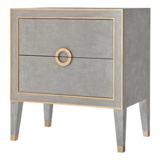 Gustavian Grey Painted Nightstand For Sale