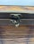 Vintage 1970s Split Bamboo & Brass Mounted Trunk For Sale - Image 4 of 9