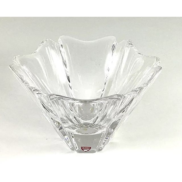 Orrefors crystal vase,candy dish etc.- a pair Orrefors of Sweden - for over 100 years - known for their exquisite crystal...