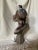 Antique French Art Nouveau Cast Iron Bust of a "Coquette" After Pablo Rigual For Sale - Image 11 of 13