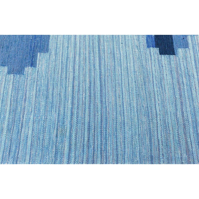 Textile Modern Swedish Flat Weave Wool Rug by Doris Leslie Blau For Sale - Image 7 of 10