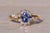 The Open: Sapphire and Natural Diamond Ring in Yellow Gold For Sale - Image 4 of 11