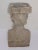 Gray Pedestals Antique Cast Stone Figural Bust and Foliate Design - A Pair For Sale - Image 8 of 11