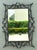 Late 20th Century Alexandra Diez Mirrored Glass and Metal Wall Mirror For Sale - Image 5 of 12