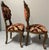 Pair of Antique Late 19th Century Rococo Revival Mahogany & Crimson Velvet Side Chairs For Sale - Image 4 of 12