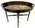 Late 20th Century Regency Chinoiserie Style Lacquer and Faux Bamboo Folding Tray Table For Sale - Image 4 of 18