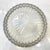 Early 20th Century Neoclassical Cut Crystal Bowl Hand-Worked Silver Plated Rim For Sale - Image 11 of 12