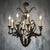 Dennis & Leen Dennis & Leen Biarritz Gilt Iron Chandelier For Sale - Image 4 of 8