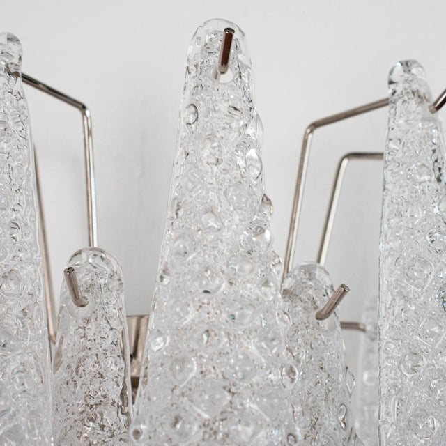 Silver Spoon-Shaped Murano Glass Wall Sconce, Italy, 1980s For Sale - Image 8 of 10