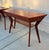 Panache Pair of Walnut Mid Century Modern Style Axel Consoles For Sale - Image 4 of 6