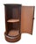 A Matched Set of 19th-Century English Mahogany Cylinder Cabinets With Marble Tops For Sale - Image 4 of 11