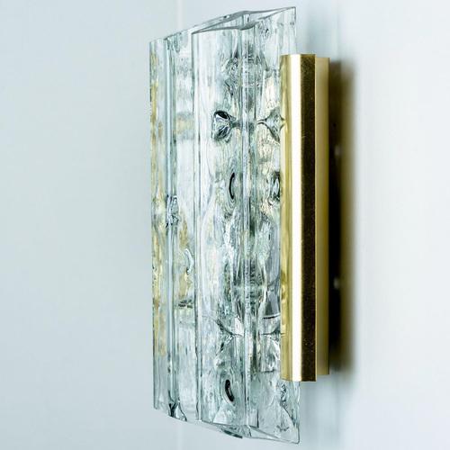 Faceted Tubes Wall Lights attributed to Doria Leuchten, 1960s, Set of 2 For Sale - Image 6 of 16