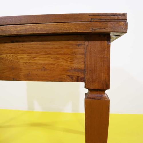 Extendable Shooting Table in Wood with Side Extensions | Chairish