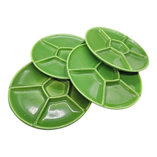 Vintage Landert Appetizer Plates, France, Set of Four For Sale