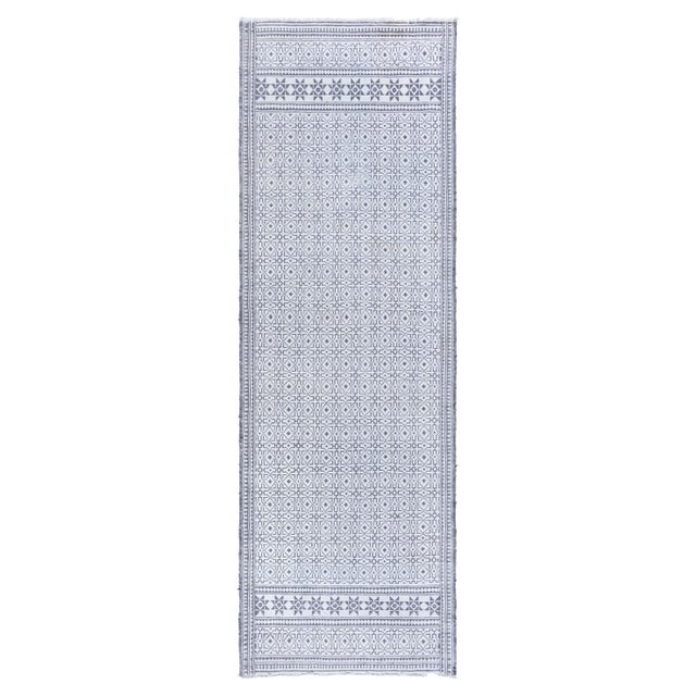 Doris Leslie Blau Cotton Agra Runner (Size Adjusted) For Sale