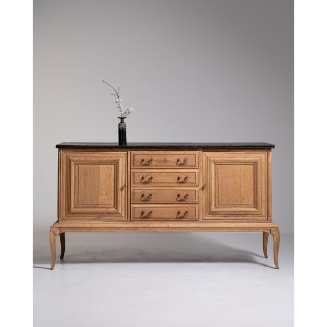 1940s Louis XV Oak Sideboard For Sale - Image 13 of 18