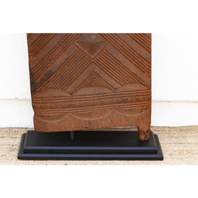 Early 20th Century Authentic Diamond Star African Dogon Door For Sale - Image 5 of 8