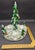 Glass 1990s Waterford Christmas Tree Snowy Village Forest Display Winter Scene for Ornaments Table Centerpiece For Sale - Image 7 of 13