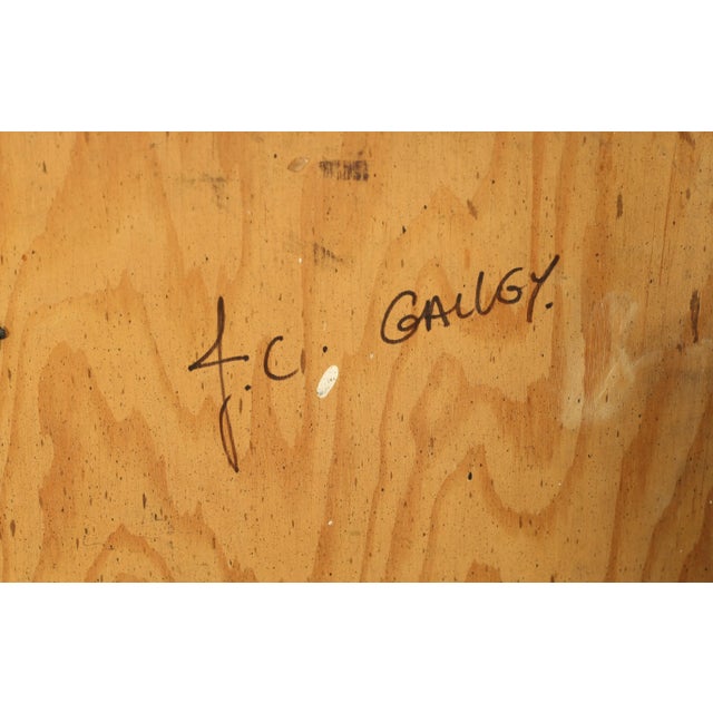 Wood 1970s Jean-Claude Gaugy Carved Wood Panel For Sale - Image 7 of 7