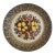 Vintage Marzi & Remy West German Pottery 8.75" Floral Wall Plate For Sale