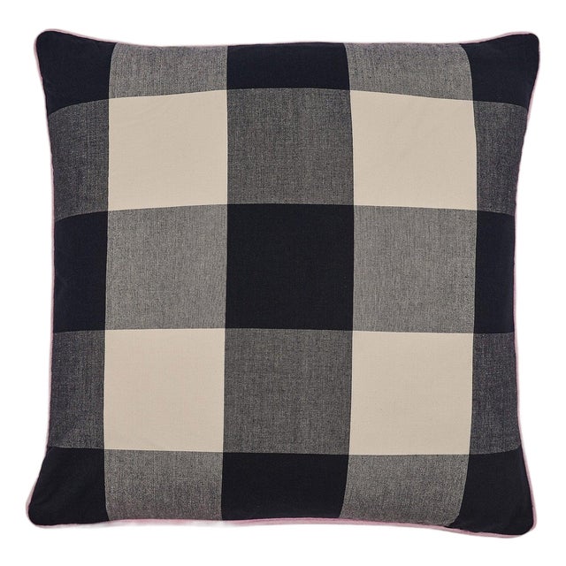 Cosmos Check Cushion by Ceraudo For Sale