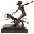 Josef Lorenzl, Art Deco Female Nude with Dogs, 1920s, Bronze on Marble Base For Sale