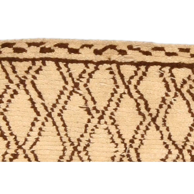 Modern 1790 Moroccan Rug in Beige and Brown by Doris Leslie Blau For Sale In New York - Image 6 of 7