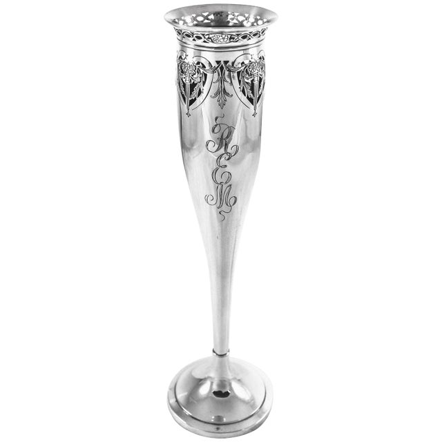 Sterling Bud Vase For Sale