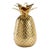Chelsea House Pineapple Candlestick, Brass Finish For Sale