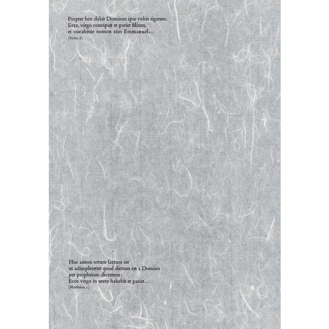 Salvador Dalí 1968 Salvador Dalí Biblia Sacra Lithograph "Ecce Virgo Concipiet" (Behold, a Virgin Shall Conceive) For Sale - Image 4 of 10