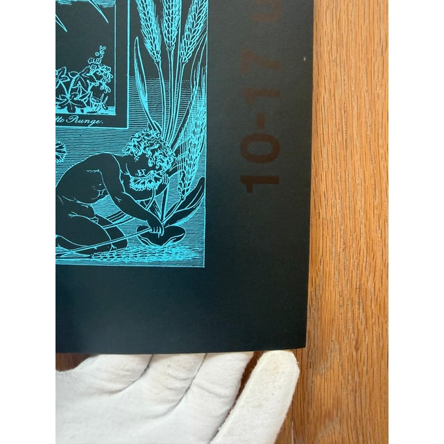 Abstract Almir Mavignier (1925–2018), Philipp Otto Runge Und Seine Zeit, Tageszeiten: Tag, Kunsthalle Hamburg, 1977, Exhibition Poste, Printed in Germany For Sale - Image 3 of 14