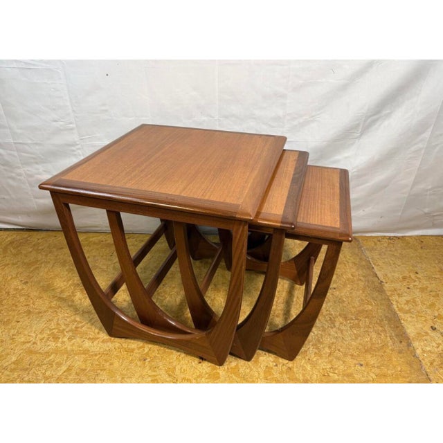 Mid- Century Teak Nest of Tables from G Plan, 1960, Set of 3 For Sale - Image 9 of 13