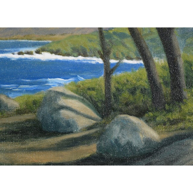 "Sunset Pt. Lobos, Ca" Coastal Landscape in Oil on Linen by Max Flandorfer For Sale - Image 4 of 12