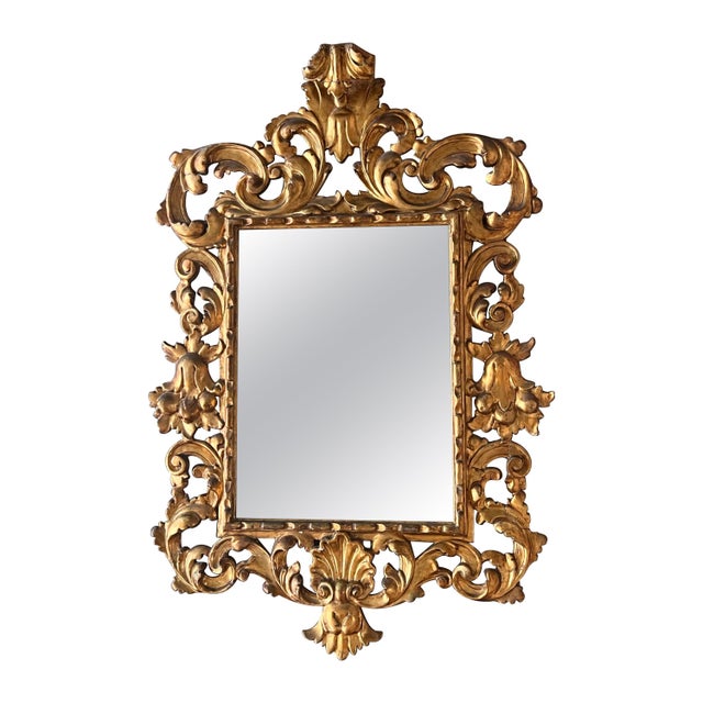 19th French Empire Period Carved Gilt Wood Mirror For Sale - Image 15 of 18