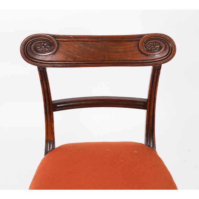 Antique English Regency Mahogany Dining Chairs, 1820, Set of 4 For Sale - Image 11 of 14