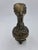 Rococo Style Italian Brass Floral Pitcher Vase For Sale - Image 4 of 8