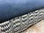Blue Bernhardt Interiors Marcourt Custom Navy Ikat Fabric Banquette For Sale - Image 8 of 12