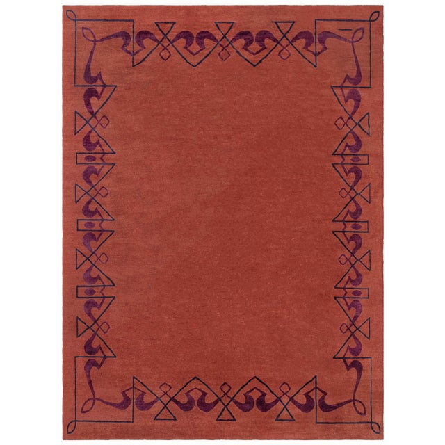 Modern Art Deco Inspired Rug by Doris Leslie Blau For Sale