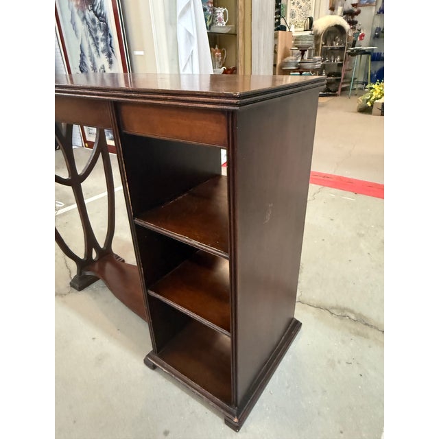 Antique Childs Wood Desk For Sale - Image 4 of 10