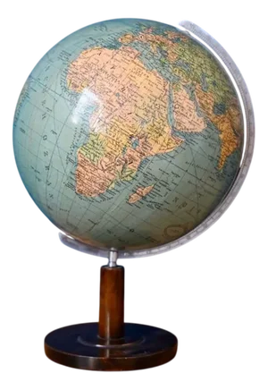 Art Deco Globe by Paul Oestergaard for Columbus
