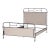 Four Hands Irondale Berkley Metal and Linen Bed- Queen For Sale