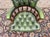 English Chesterfield Desk Chair in Green For Sale - Image 6 of 10