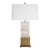 White Alabaster Lamp For Sale
