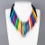 Isadora Paris Art Deco Revival Multicolor Galalith Choker Necklace For Sale - Image 4 of 11
