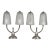 Georges Leleu - French Art Deco 1930s Twin Branch Table Lamp - A Pair For Sale